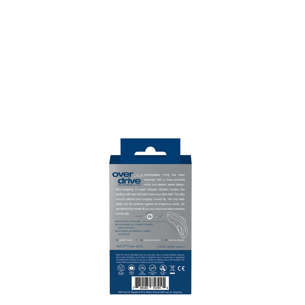 Vedo Overdrive Plus Vibrating Shop Online Buy a vedo overdrive plus vibrating c-ring midnight madness vibrator.