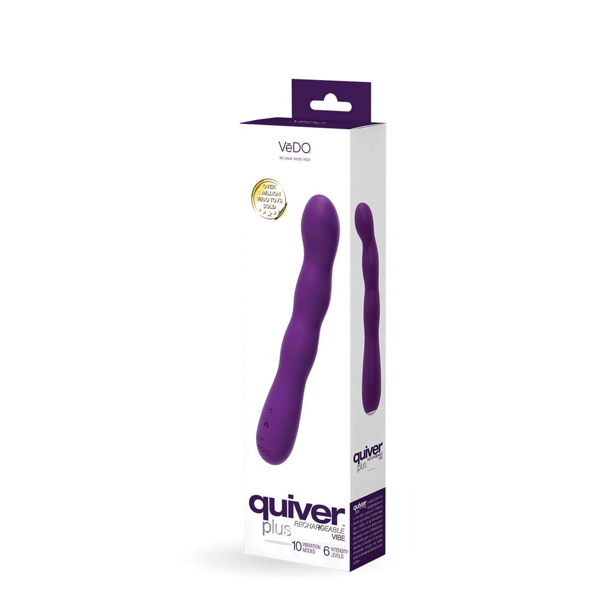 Vedo Quiver Plus Vibe Shop Online Buy a vedo quiver plus vibe purple vibrator.