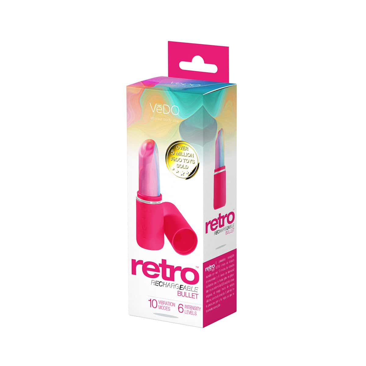 Vedo Retro Bullet Shop Online Buy a vedo retro bullet pink vibrator.