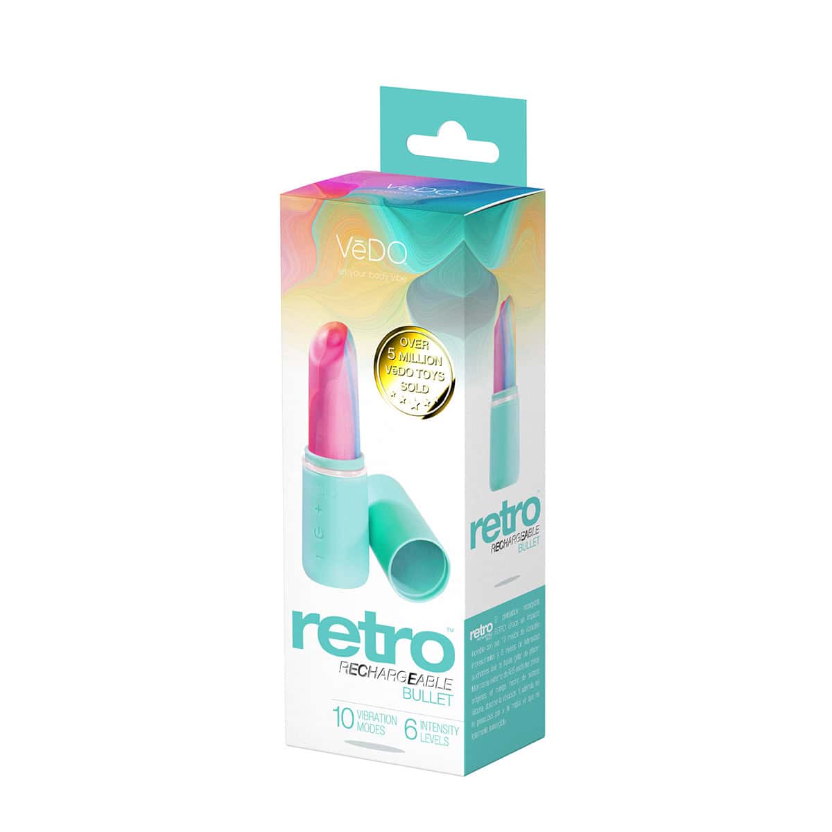 Buy a VeDO Retro Bullet  Turquoise vibrator.