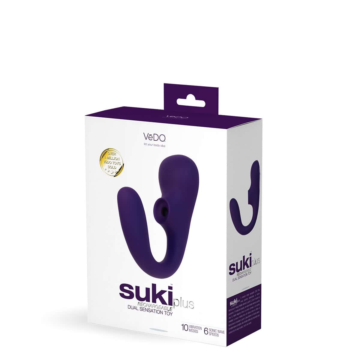 Vedo Suki Plus Dual Shop Online Buy a vedo suki plus dual sensation vibe purple vibrator.