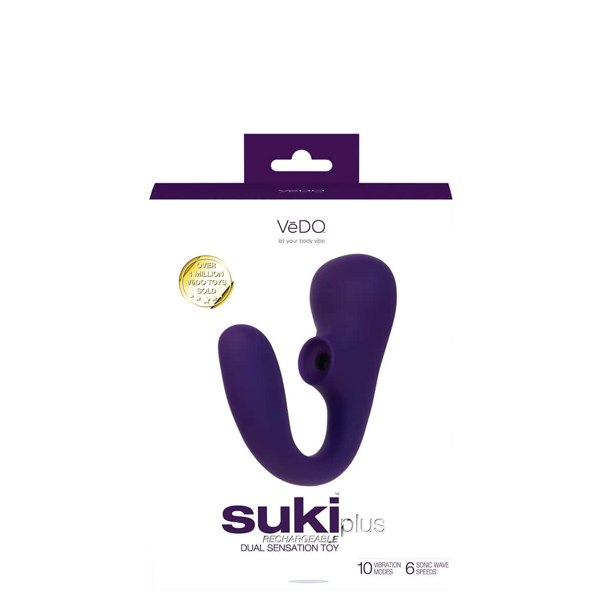 Vedo Suki Plus Dual Shop Online Buy a vedo suki plus dual sensation vibe purple vibrator.