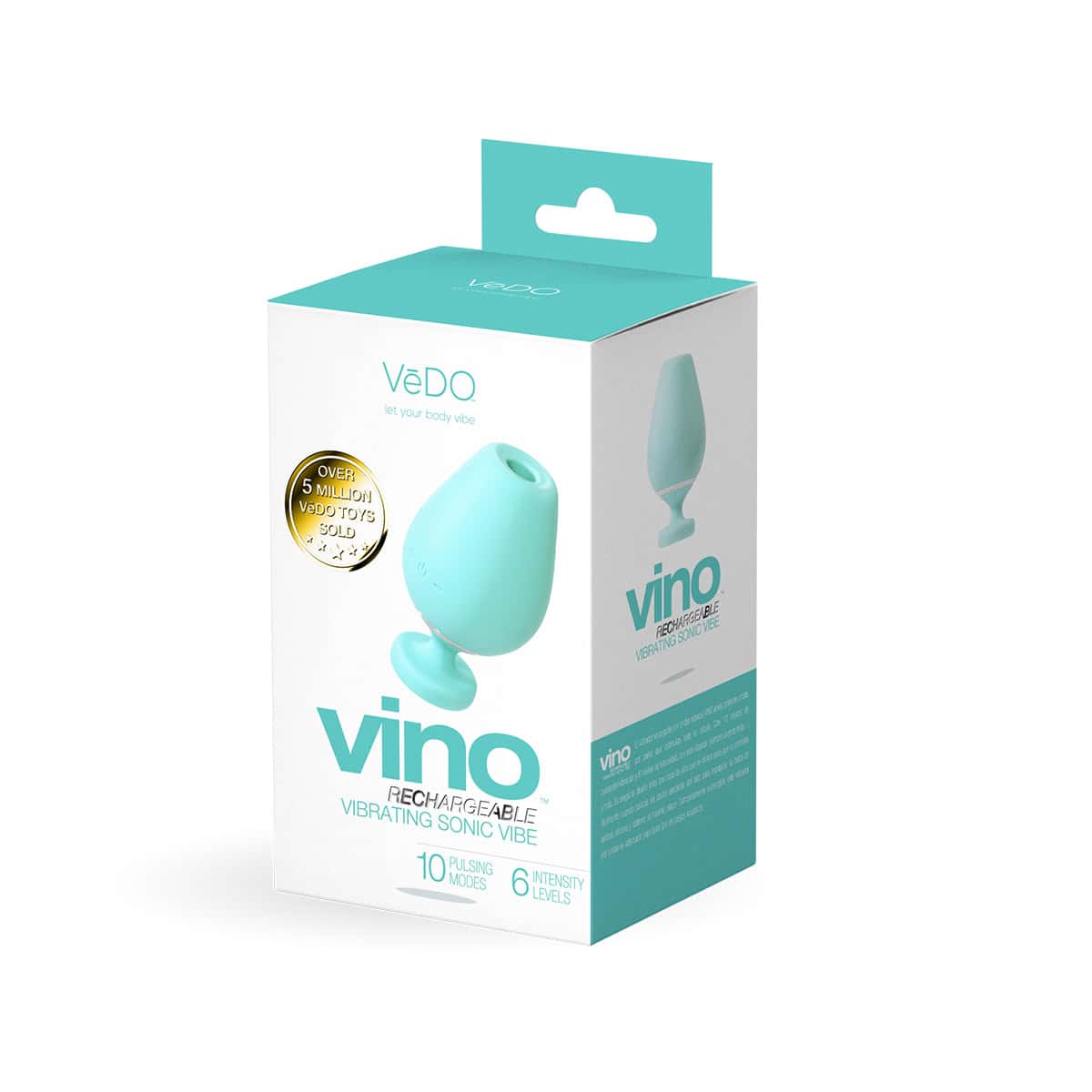 Vedo Vino Vibrating Sonic Shop Online Buy a vedo vino vibrating sonic vibe turquoise vibrator.
