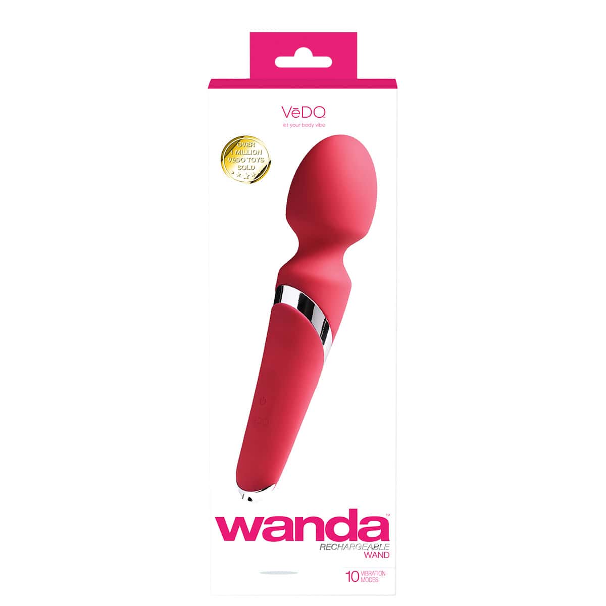 Vedo Wanda Wand Shop Online Buy a vedo wanda wand pink vibrator.