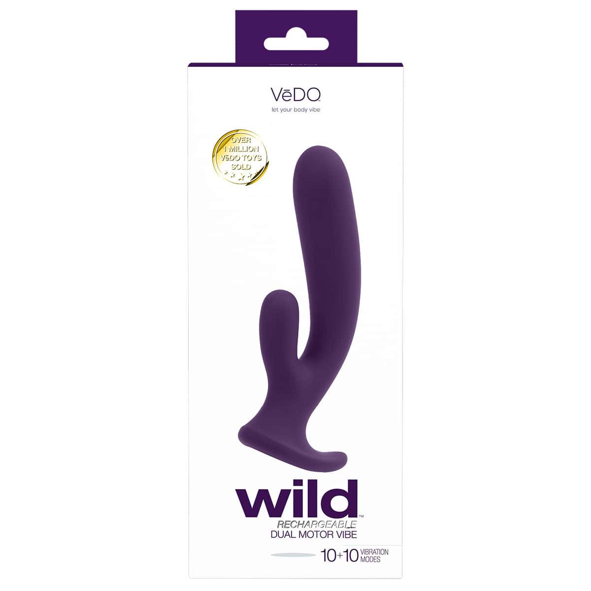 Vedo Wild Duo Vibe Shop Online Buy a vedo wild duo vibe purple vibrator.