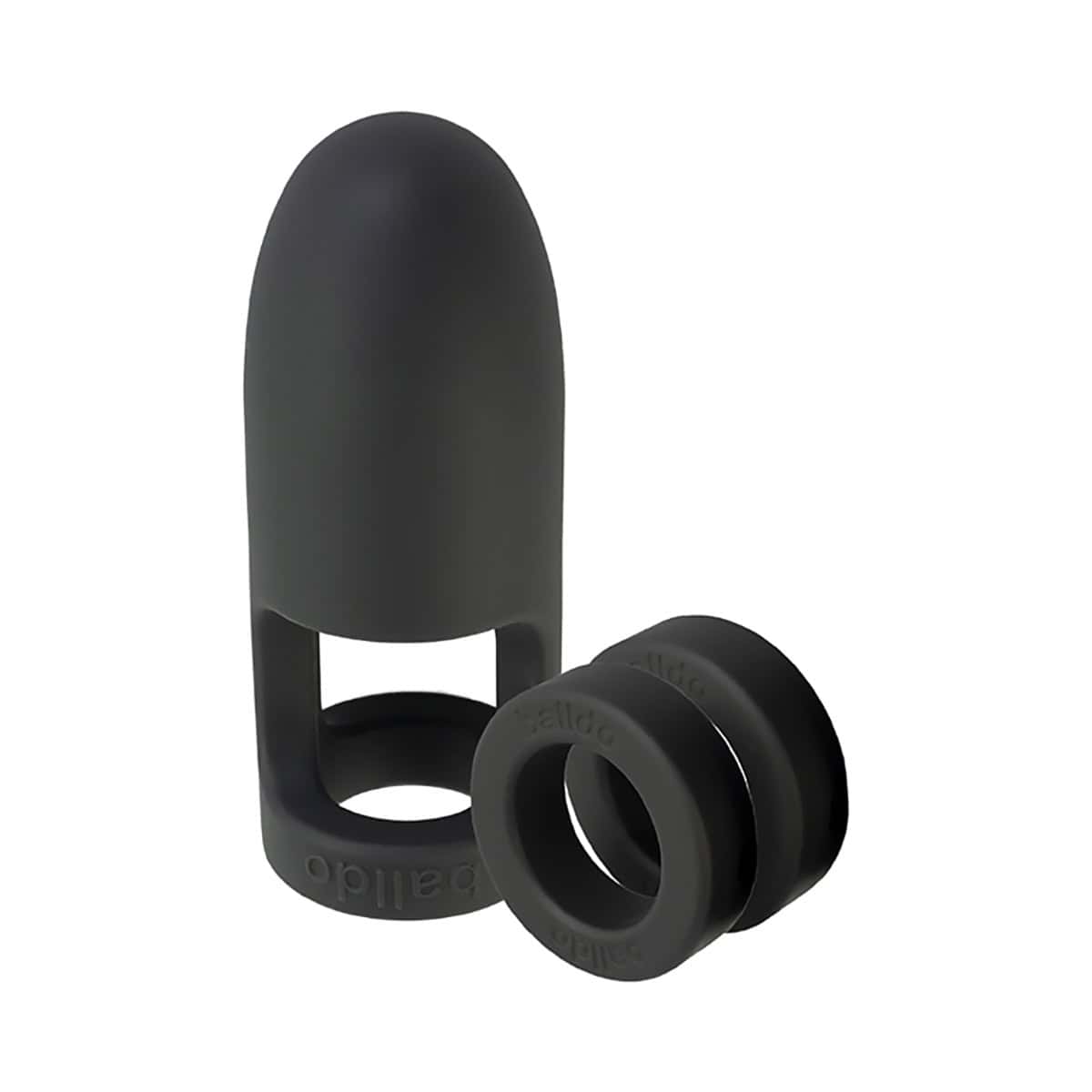 ViBalldo Black Waterproof dildo stabilizers are made by Balldo and are found on sale at herVibrators.com often.