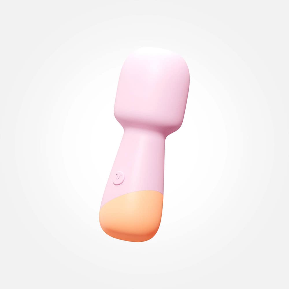 Buy a VUSH Peachy Mini Wand vibrator.