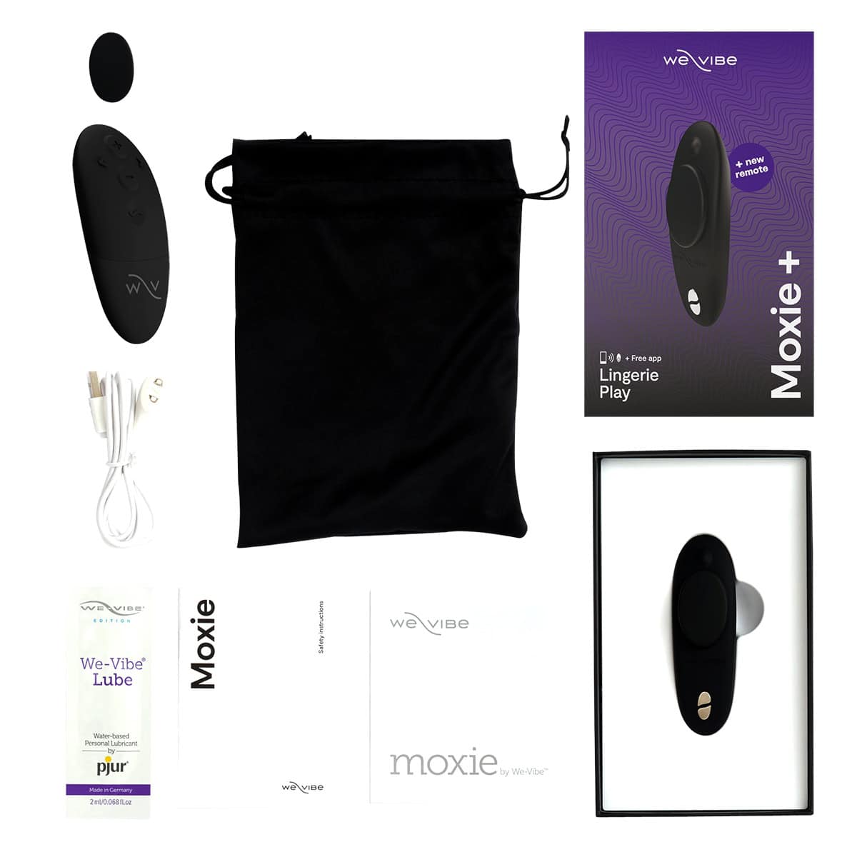 We Vibe Moxie+ Black Shop Online Buy a wevibe moxie+ black vibrator.