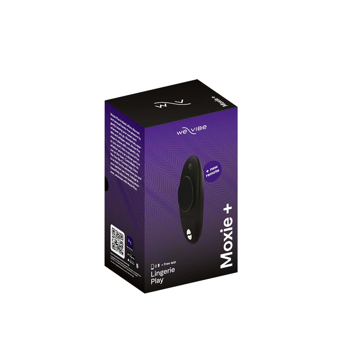 We Vibe Moxie+ Black Shop Online Buy a wevibe moxie+ black vibrator.