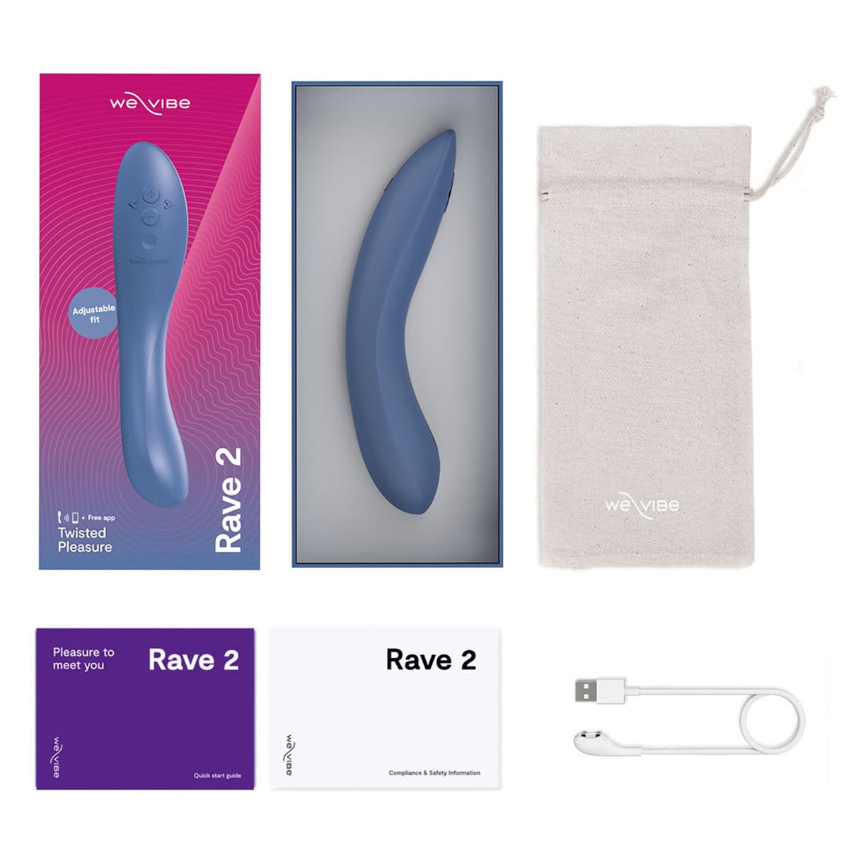 Buy a WeVibe Rave 2  Blue vibrator.
