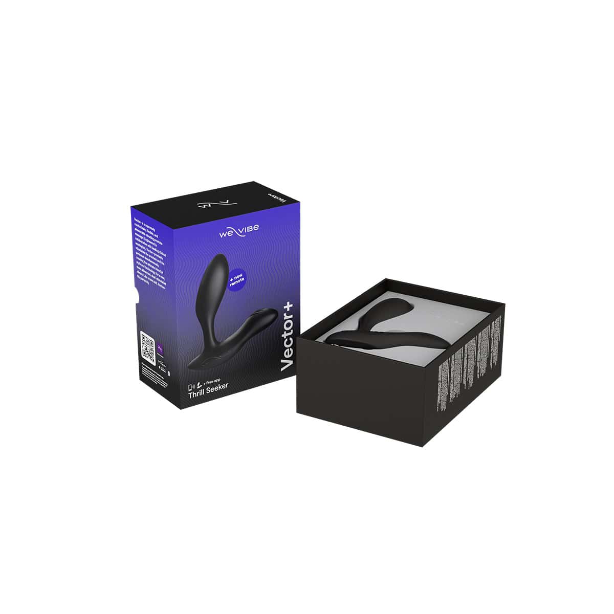 We Vibe Vector+ Charcoal Shop Online Buy a wevibe vector+ charcoal black vibrator.