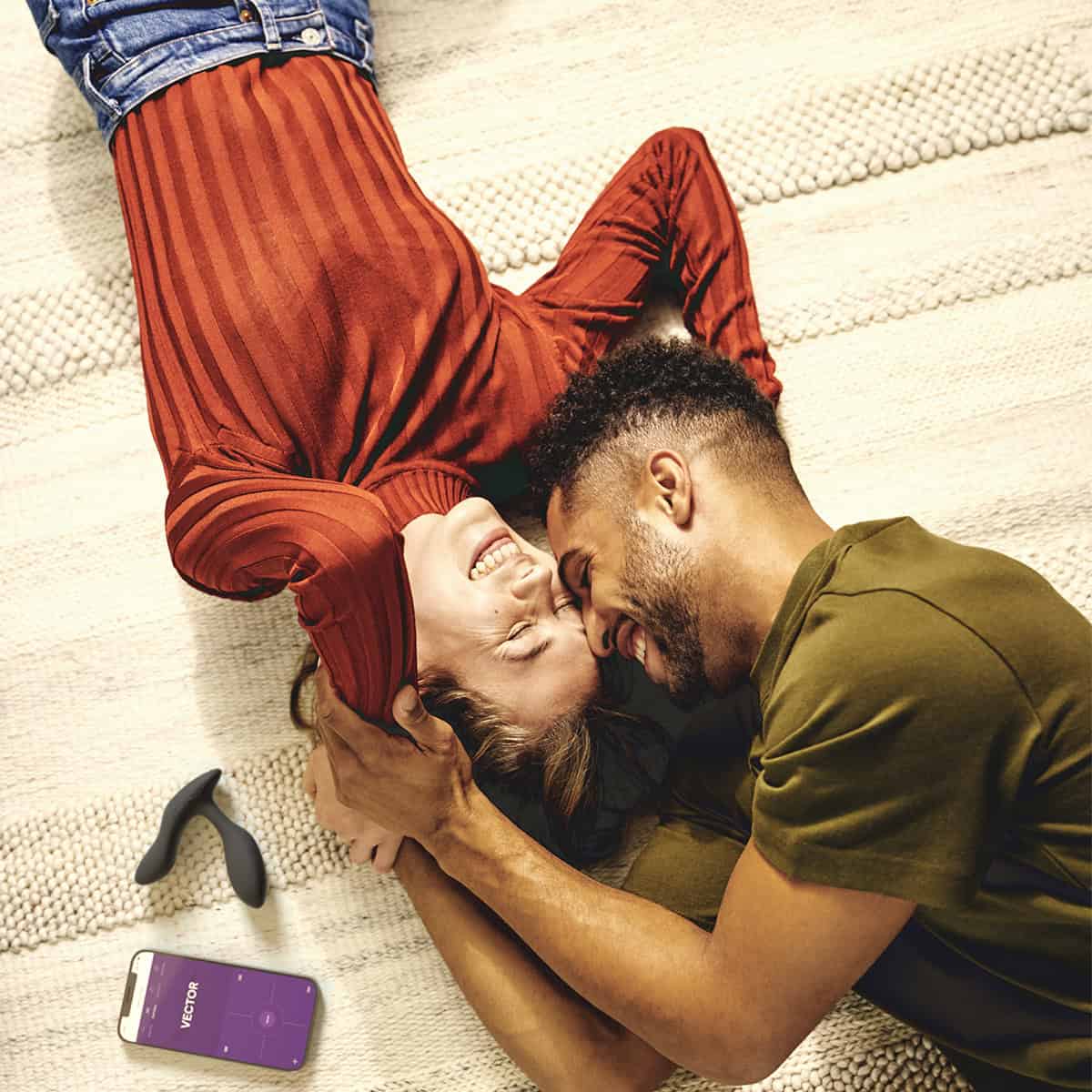 We Vibe Vector+ Charcoal Shop Online Buy a wevibe vector+ charcoal black vibrator.