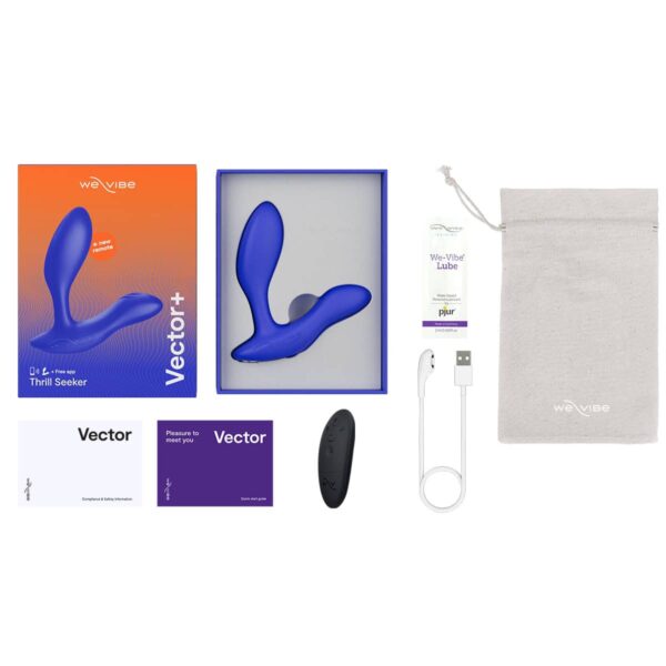 Buy a WeVibe Vector+  Royal Blue vibrator.