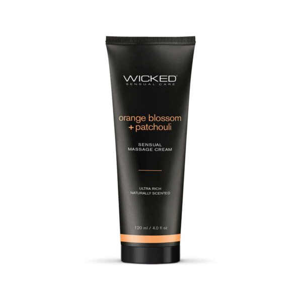 Buy Wicked Massage Cream   Orange Patchouli 4oz intimate moisturizer for her.