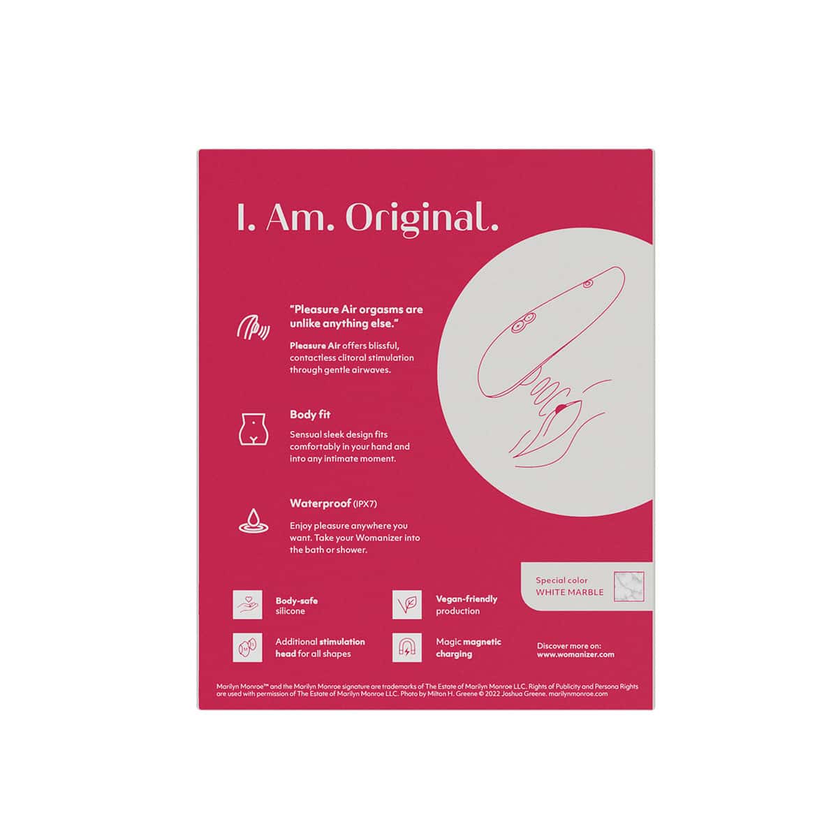 Womanizer Classic 2 Marilyn Shop Online Buy a womanizer classic 2 marilyn monroe special edition white marble vibrator.