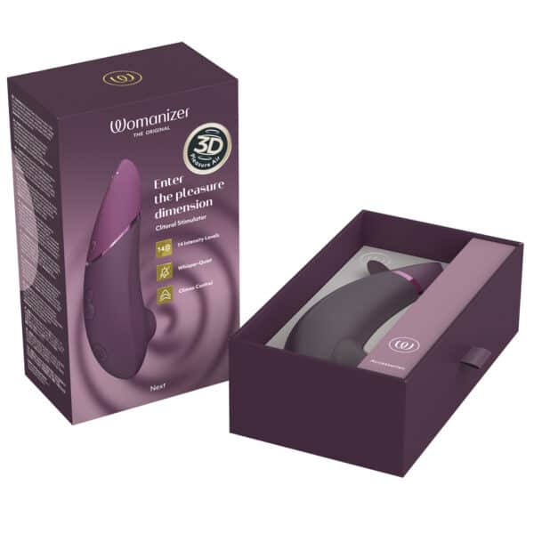 Buy a Womanizer Next Dark Purple vibrator.