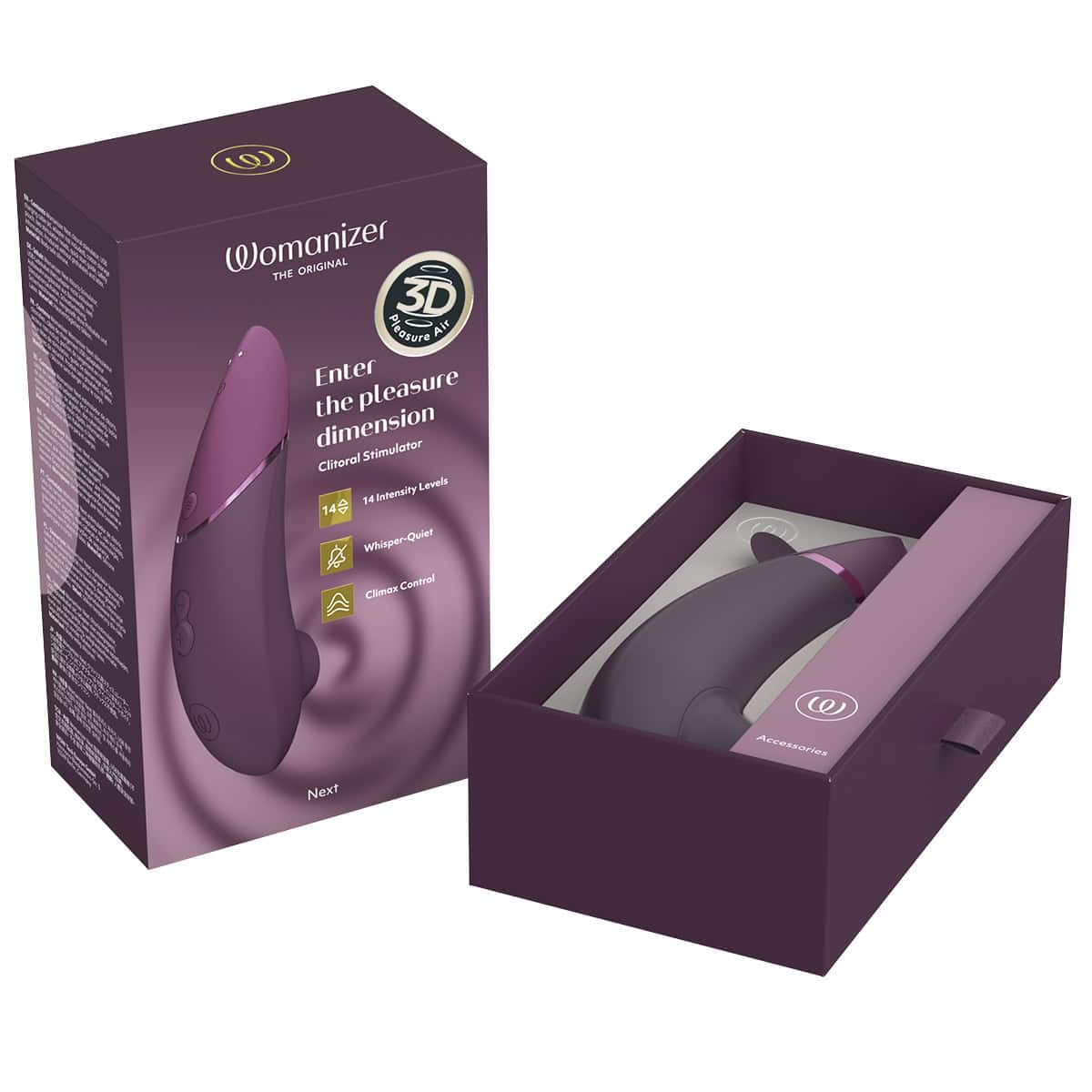 Buy a Womanizer Next Dark Purple vibrator.