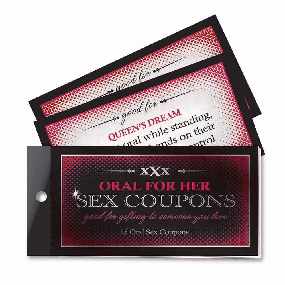 Buy  Oral Adventures For Her Sex Coupons book for her.