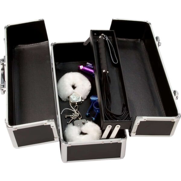 Buy and try  Lockable Toy Box Large Black sex toy storage by BMS