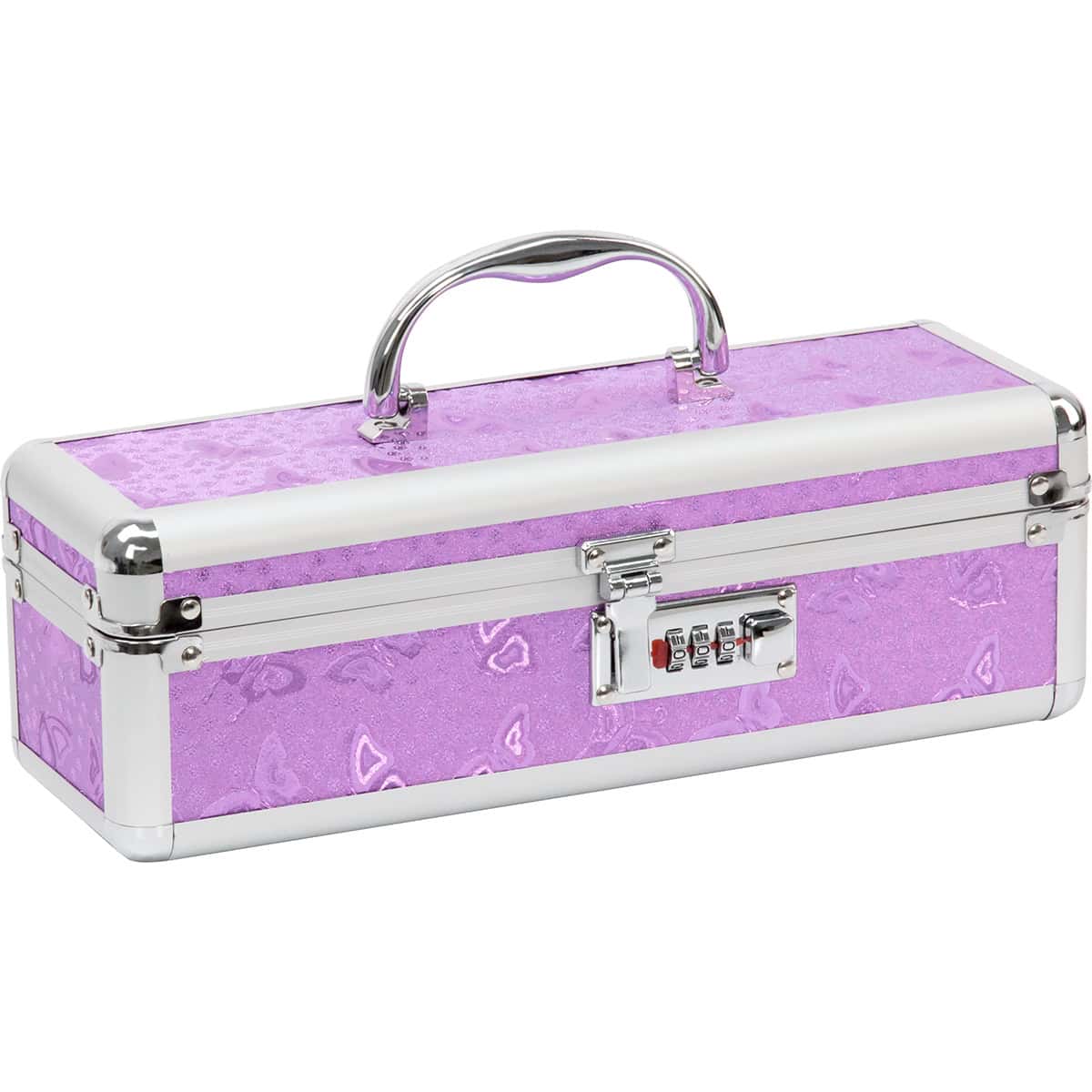 Buy and try  Lockable Toy Box Medium Purple sex toy storage by BMS