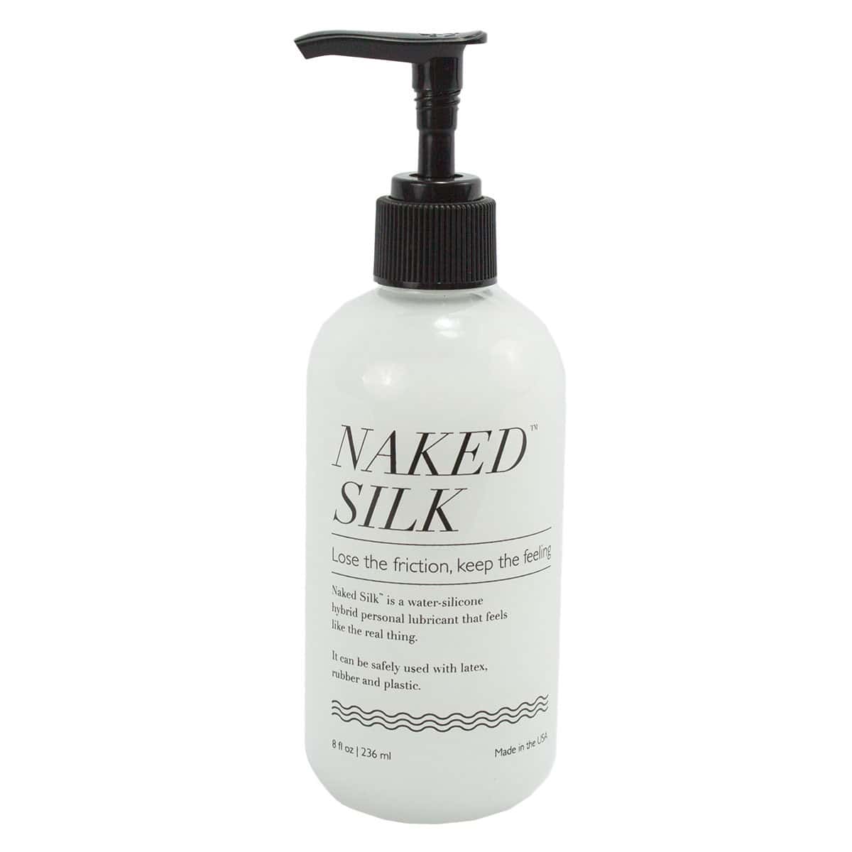 Buy and try Naked Silk 8.7oz hybrid personal lubricant by Naked Silk.