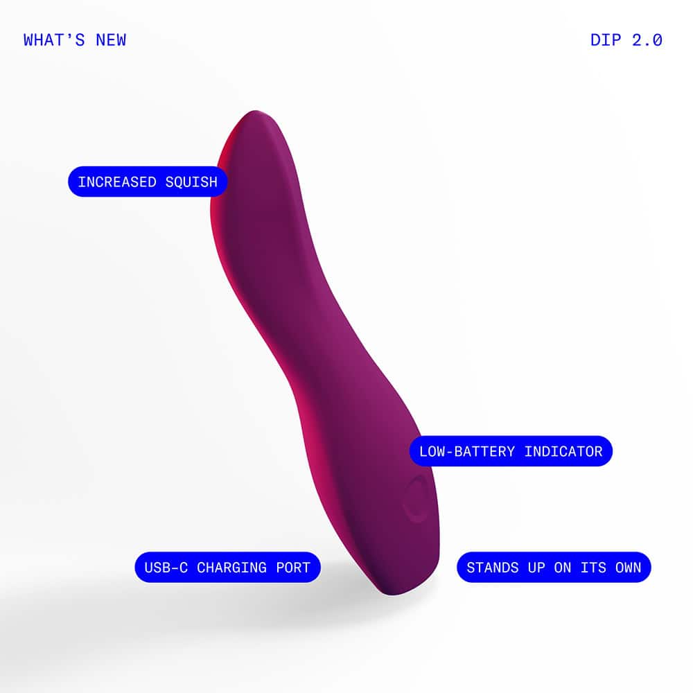 Dame Dip 2.0 Classic Shop Online Buy a dame dip 2. 0 classic vibrator plum vibrator.