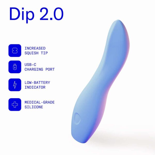 Buy a Dame Dip 2.0 Vibrator Periwinkle vibrator.