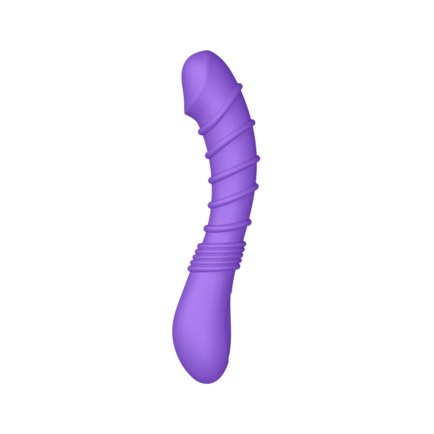 Buy a Luv Inc Rv21 Ribbed Vibrator Purple vibrator.