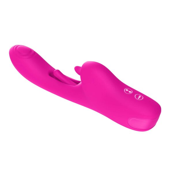 Buy a Luv Inc Tr46 Tapping Tongue Rabbit Vibrator Pink vibrator.