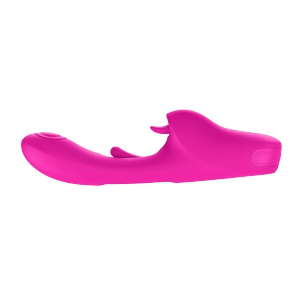 Buy a Luv Inc Tr46 Tapping Tongue Rabbit Vibrator Pink vibrator.