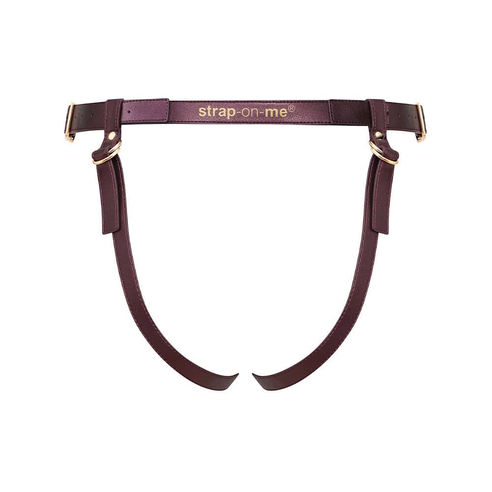 Strap On Me Leatherette Harness Generous Shop Online Buy a straponme leatherette harness generous one size aubergine vibrator.