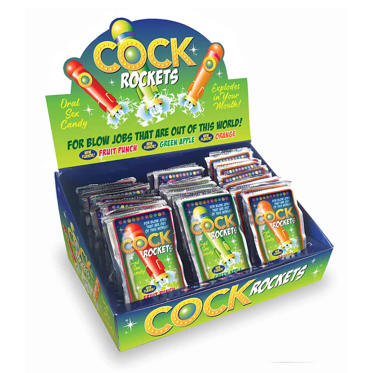 Buy  Cock Rockets Assorted Flavor Display book for her.