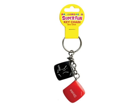 Buy  super fun key chain sex dice book for her.