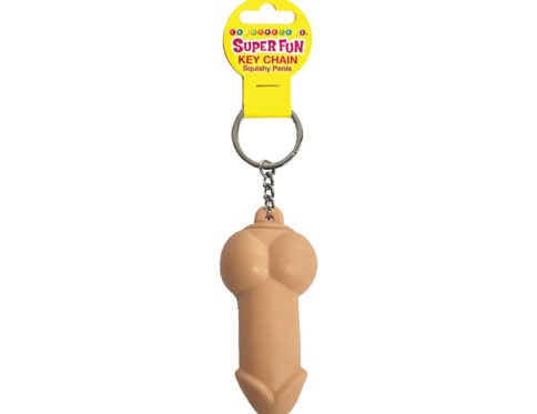 Buy  super fun key chain squishy penis book for her.