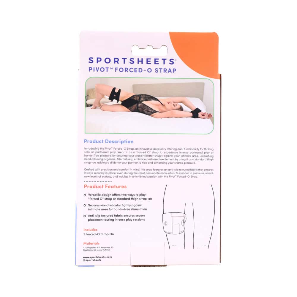 Best SS Pivot 2 in 1 Forced-O Strap dildo panties made by Sportsheets on sale at herVibrators.com