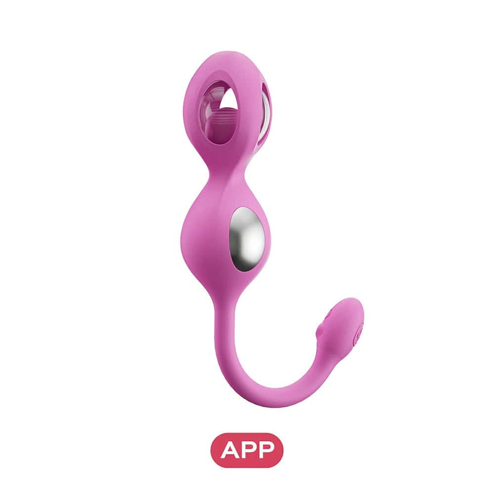 Buy HPB Elektra App E Stim Kegel Set Pink kegel exercise device for pelvic floor muscle strengthening.