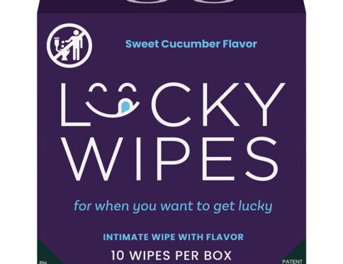 Sweetums lucky wipes cucumber flavor 10-pack intimate cleansers and personal cleansing care by sweetums.