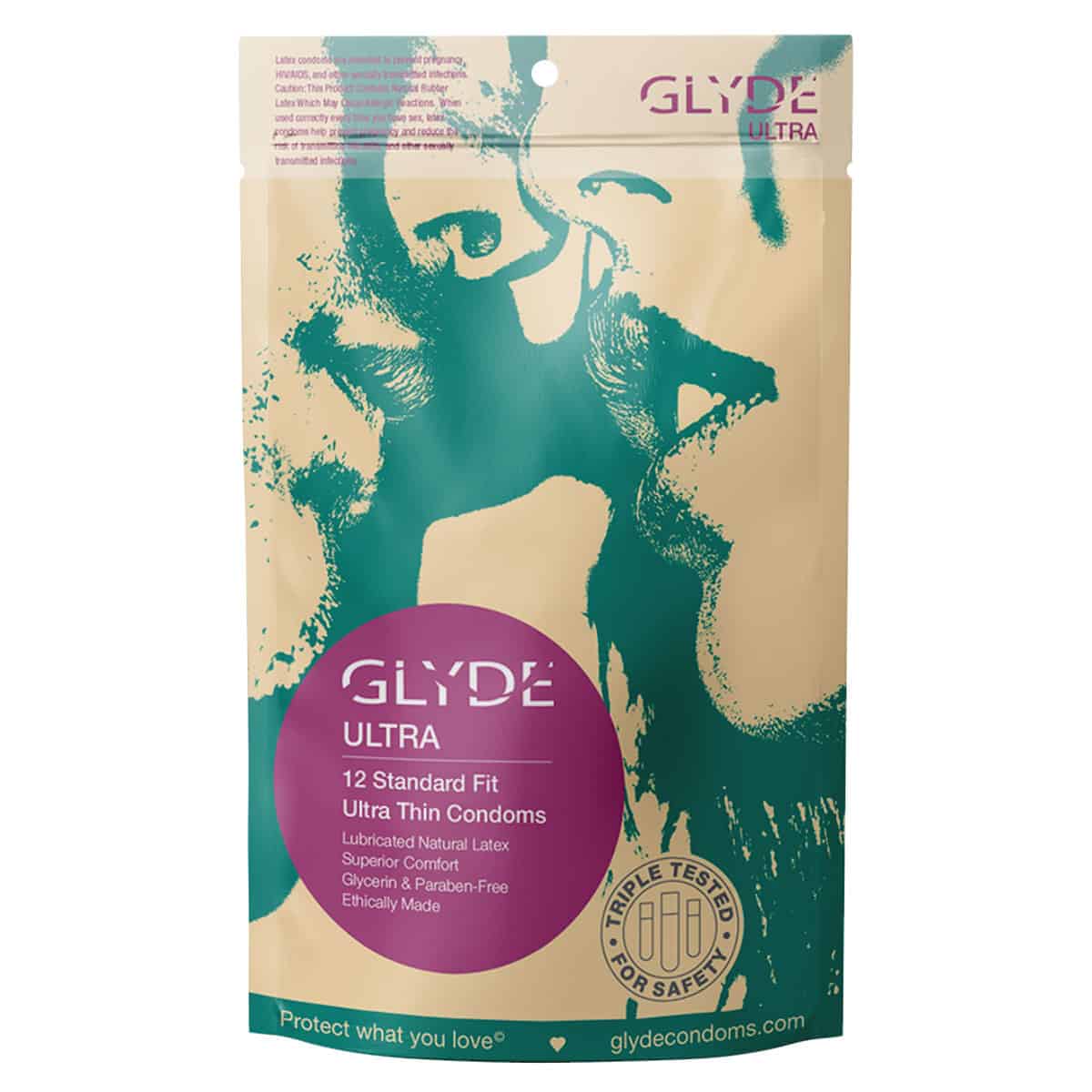 Best Glyde Ultra Condoms 12pk her care Glyde condoms on sale at herVibrators.com.