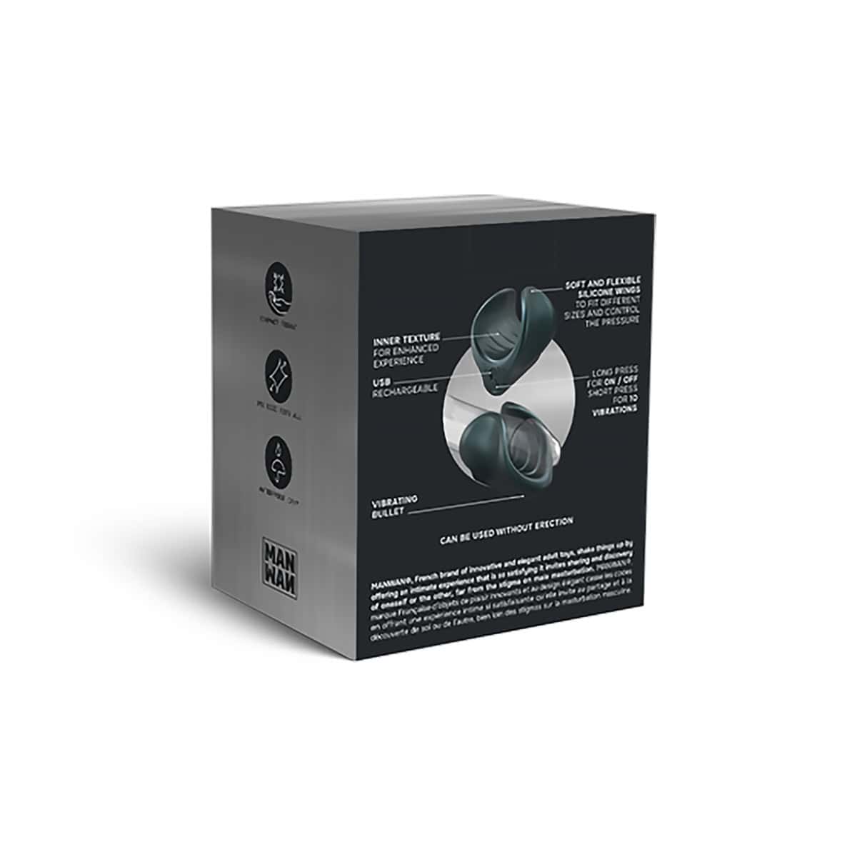 Man Wan Starter Travel Shop Online Buy a man wan starter travel size silicone vibrating masturbator pine grey vibrator.