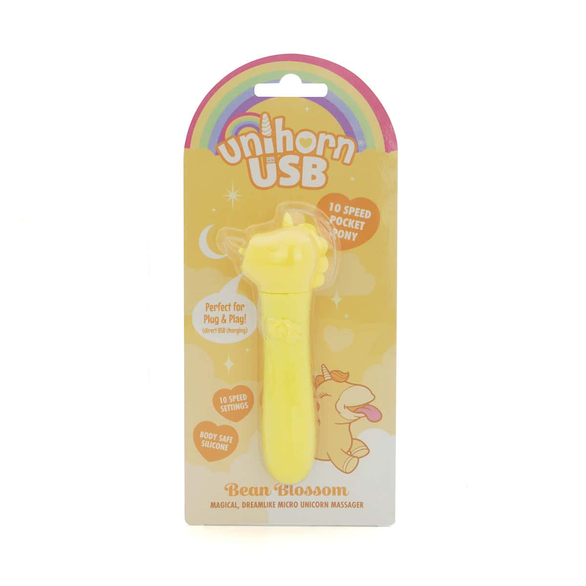 Unihorn Usb Bullet Bean Shop Online Buy a unihorn usb bullet bean blossom yellow vibrator.