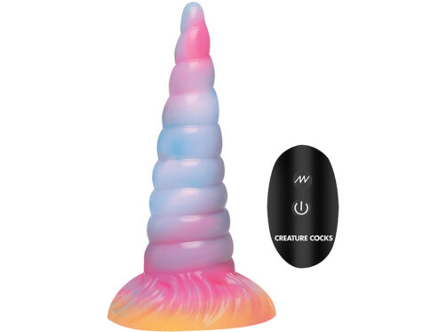 Buy a creature cocks unicorn gitd vib dildo vibrator.