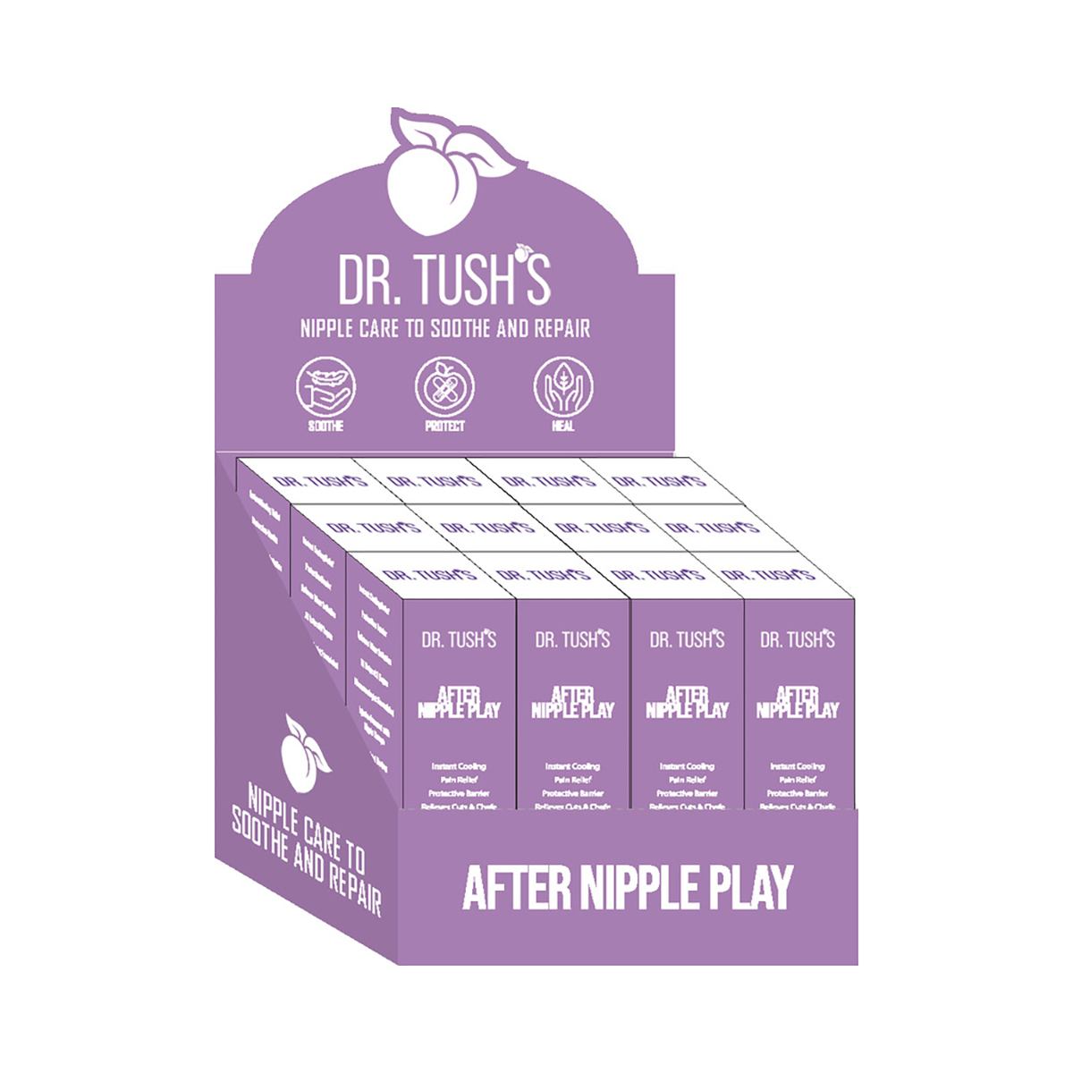 Dr. Tush's After Nipple Play 12pk DP intimate cleansers and personal cleansing care by Dr Tush.
