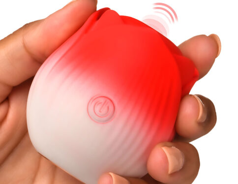Buy a bloomgasm pulsing petals throbbing rose stimulator red vibrator.