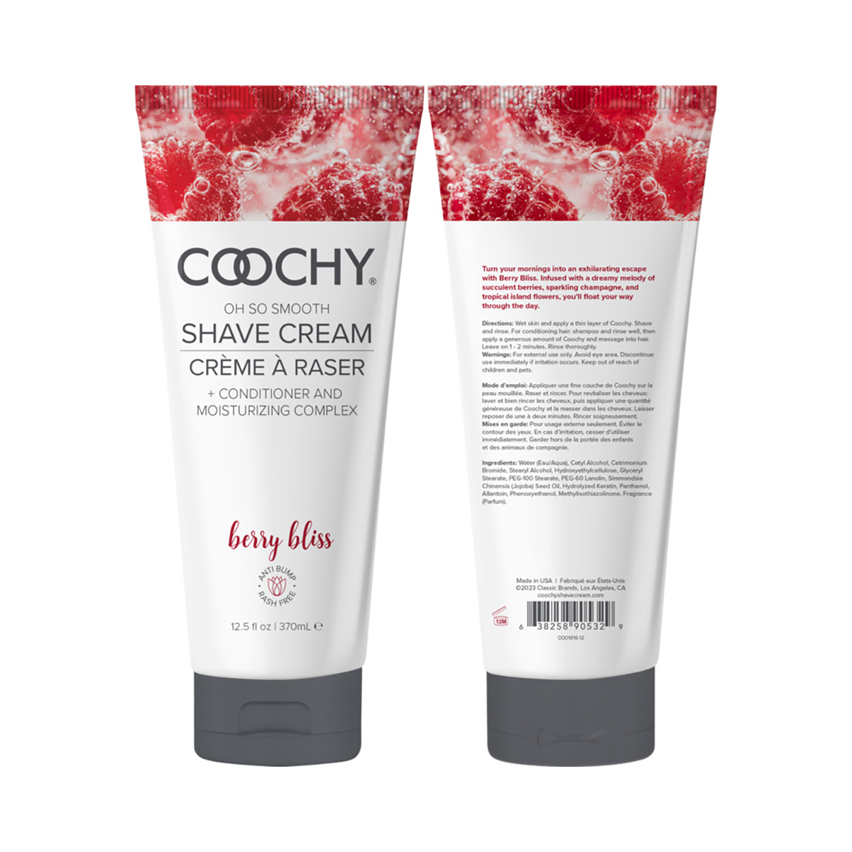 Best Coochy Berry Bliss Shave Cream 12.5oz her care Coochy shave on sale at herVibrators.com.