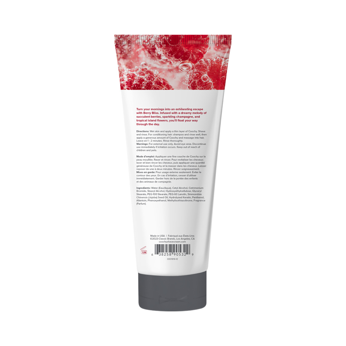 Best Coochy Berry Bliss Shave Cream 12.5oz her care Coochy shave on sale at herVibrators.com.