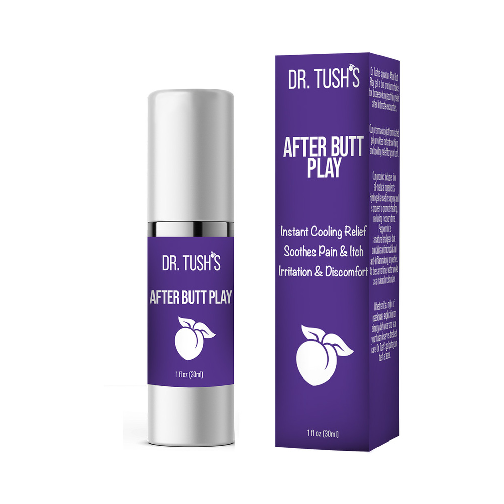 Dr. Tush's After Butt Play Purple Box 12pk intimate cleansers and personal cleansing care by Dr Tush.