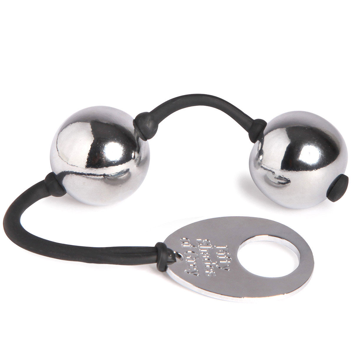 Buy fifty shades inner goddess silver metal pleasure balls kegel exercise device for pelvic floor muscle strengthening.