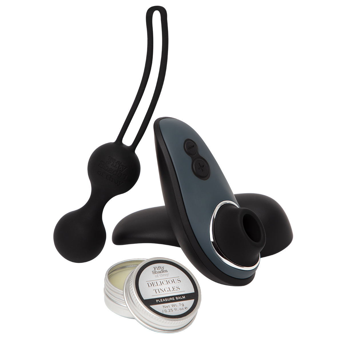 Buy fifty shades x womanizer desire blooms 3pc gift kegel exercise device for pelvic floor muscle strengthening.