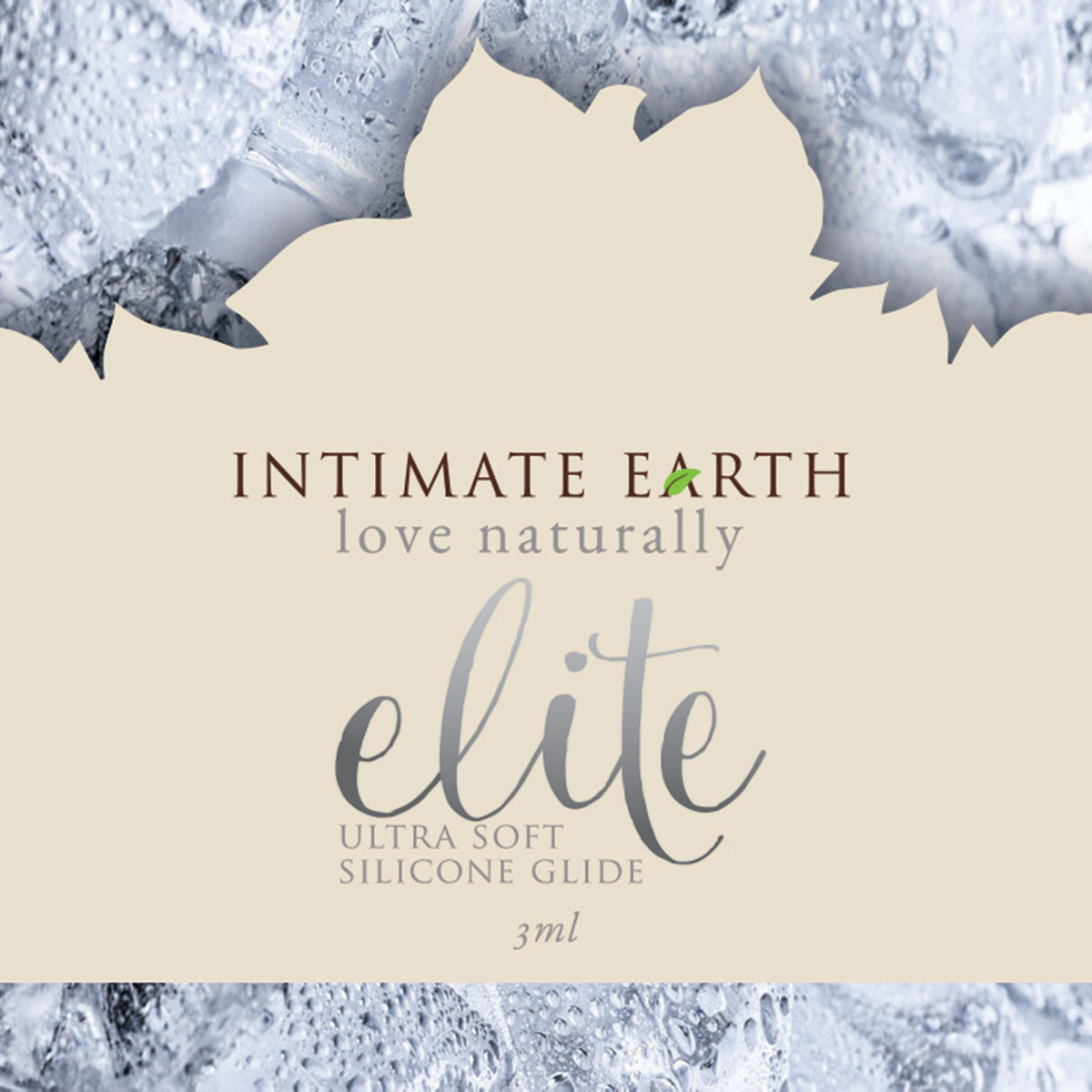 Buy and try Intimate Earth Elite Velvet Touch 3ml Foil SINGLE silicone based sex lubes by Intimate Earth
