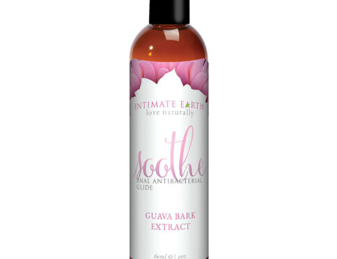 Buy and try intimate earth soothe anal glide 2oz guava bark anal lubricant during your next sexual encounter and anal sex.